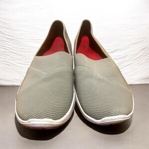 L.L Bean Stretch Slip On Back Cove Women’s Shoes Size 11 Removable Insole Gray